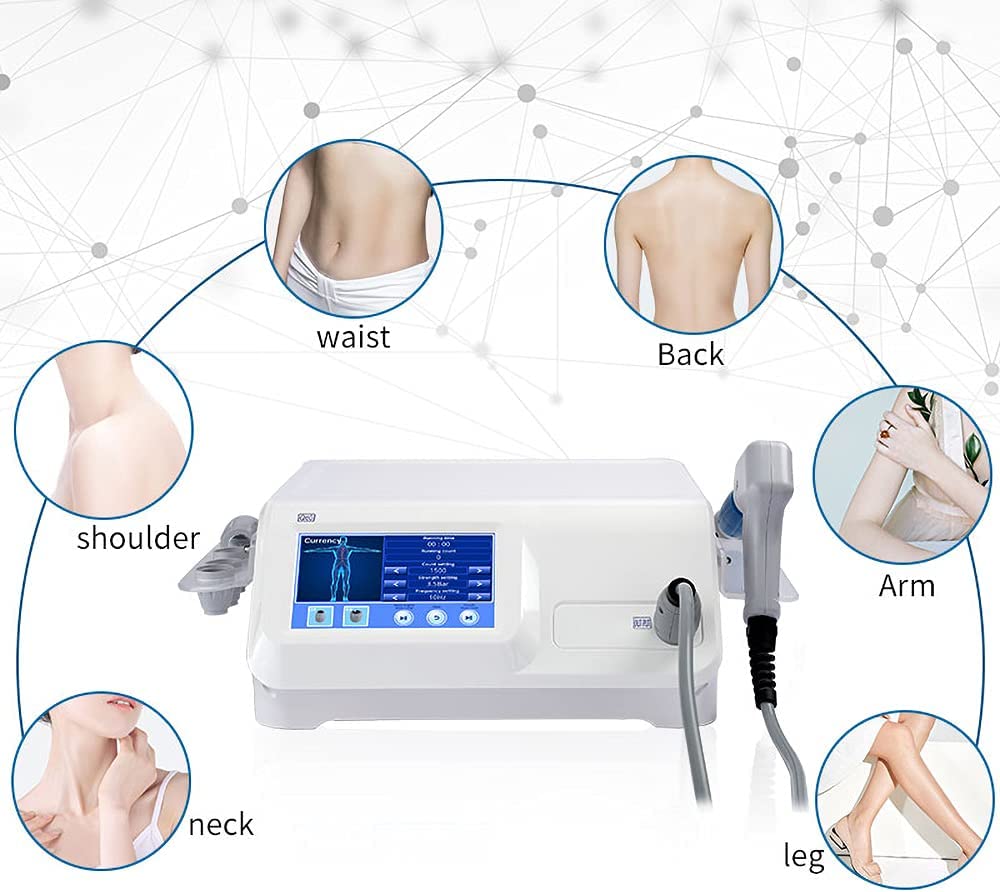 Kalecope Extracorporeal Shockwave Therapy Machine for ED and Pain Relief and Anti-Cell-ulite Treatment ESWT Shockwave Therapy Machine for Back Waist Leg and Golf Elbow Relief Pain